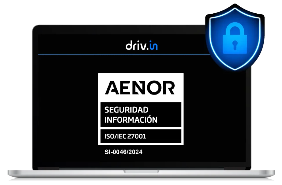 AENOR ISO 27001 information security certificate